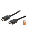 Manhattan Kabel Manhattan MANHATTAN Kabel HDMI Premium High Speed + Ethernet, 1m, černý (354837) - nr 9