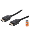 Manhattan Kabel Manhattan MANHATTAN Kabel HDMI Premium High Speed + Ethernet, 5m, černý (355360) - nr 1