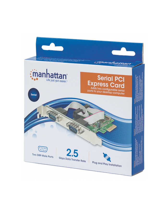 Manhattan PCI Express 2x RS-232 (152082) główny