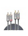 Lindy 35345 Kabel 2x RCA 2x RCA, Cromo Line 1m - nr 1