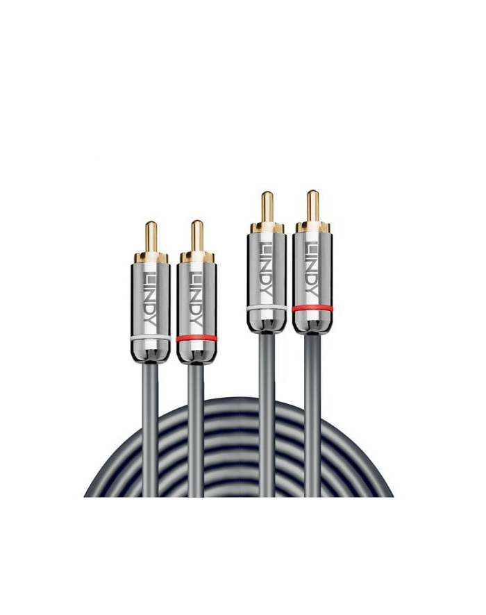 Lindy 35347 Kabel 2x RCA 2x RCA, Cromo Line 3m główny