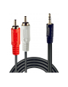 Lindy Kabel Mini Jack 3.5mm - 2xRCA M/M czarny 3m (35682) - nr 11