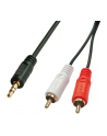 Lindy Kabel Mini Jack 3.5mm - 2xRCA M/M czarny 3m (35682) - nr 12