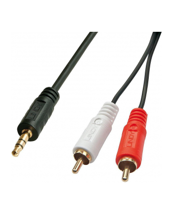 Lindy Kabel Mini Jack 3.5mm - 2xRCA M/M czarny 3m (35682)