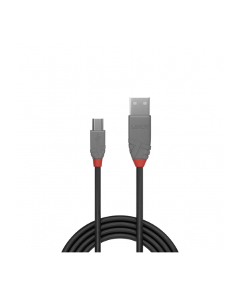 Lindy 36724 Kabel USB 2.0 A Mini-B Anthra Line 3m (ly36724)