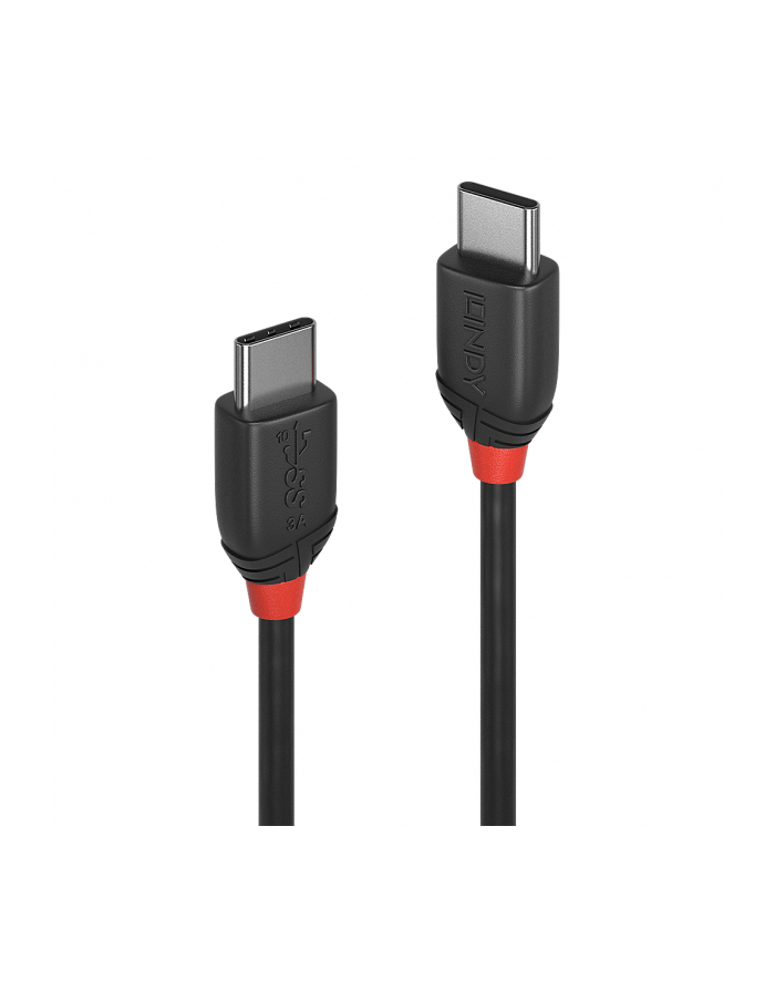 Lindy 36906 Kabel USB 3.1 C-C Black Line 1m (ly36906) główny