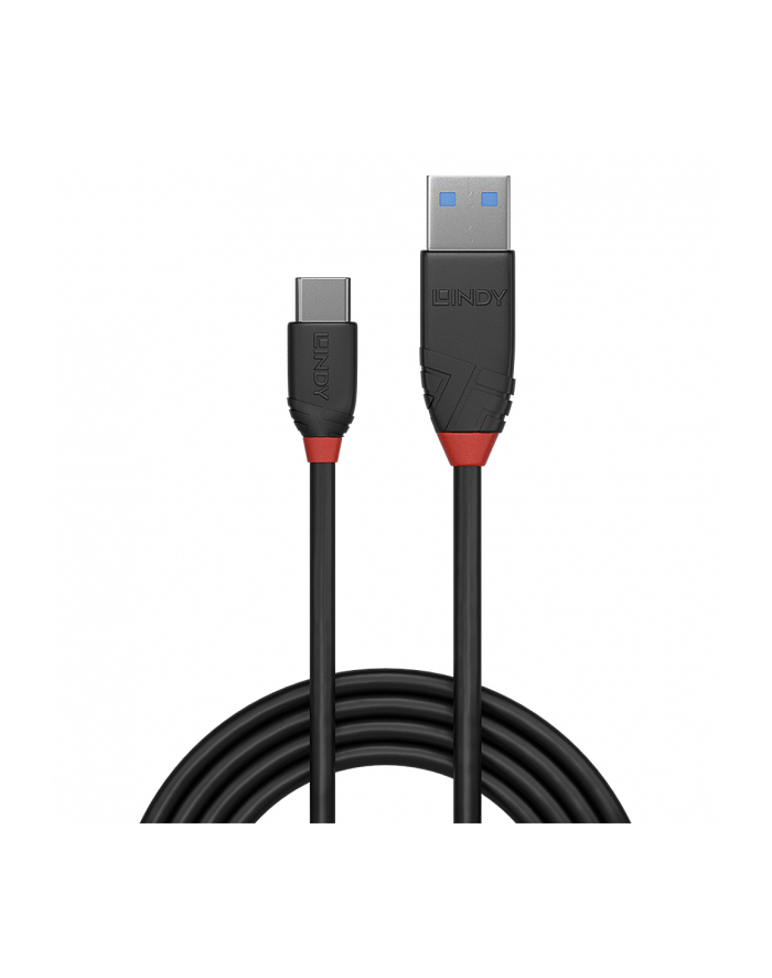 Lindy 36915 Kabel USB 3.1 A-C Black Line 0,5m (ly36915) główny