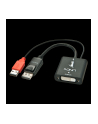 Lindy Konwerter/adapter/przejściówka sygnału DVI-D na Display Port z dodatkowym zasilaniem USB (38145) - nr 3