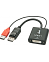 Lindy Konwerter/adapter/przejściówka sygnału DVI-D na Display Port z dodatkowym zasilaniem USB (38145) - nr 4