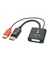 Lindy Konwerter/adapter/przejściówka sygnału DVI-D na Display Port z dodatkowym zasilaniem USB (38145) - nr 8