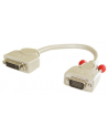 Lindy VGA to DVI Analogue Adapter Cable, 0.2m (41223) - nr 1