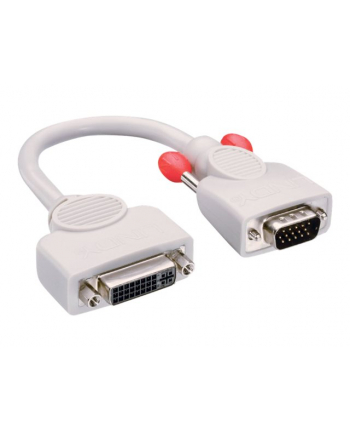 Lindy VGA to DVI Analogue Adapter Cable, 0.2m (41223)