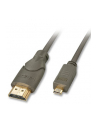 Lindy 41350 cyfrowy (typu D) micro HDMI - (typu A) HDMI - 0,5m - nr 1