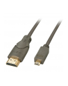 Lindy 41350 cyfrowy (typu D) micro HDMI - (typu A) HDMI - 0,5m - nr 4