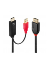 Lindy 41425 Kabel HDMI Display Port 1.2 z USB zasilającym 1m (ly41425) - nr 1