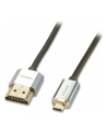 Lindy 41681 płaski  Kabel HDMI - Micro HDMI (typu D) 1.4a High Speed Cat2 Ethernet,  Slim - nr 16