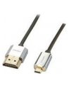 Lindy 41681 płaski  Kabel HDMI - Micro HDMI (typu D) 1.4a High Speed Cat2 Ethernet,  Slim - nr 17