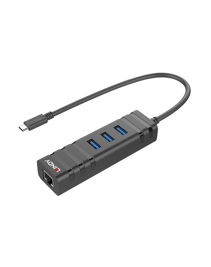 Lindy 43249 Rozdzielacz USB 3.1 z Gigabit Ethernet (ly43249) główny