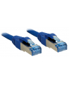 Lindy 47147 Kabel sieciowy (skrętka) RJ45 Cat.6a S/FTP LS0H, Niebieski - 1m - nr 1