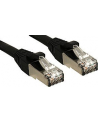 Lindy 47175 Kabel sieciowy (skrętka) RJ45 Cat.6a S/FTP LS0H, Czarny - 0,3m - nr 5