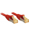 Lindy 47299 Kabel sieciowy (skrętka) Cat.7 S/FTP LS0H, RJ45 (Cat.6a), Czerwony - 15m - nr 4
