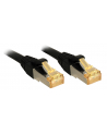 Lindy 47306 Kabel sieciowy skrętka Cat.7 S/FTP LS0H RJ45 Cat.6a Czarny 0,5m (ly47306) - nr 1
