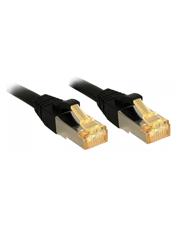 Lindy 47306 Kabel sieciowy skrętka Cat.7 S/FTP LS0H RJ45 Cat.6a Czarny 0,5m (ly47306) główny