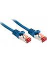 Lindy 47352 Kabel sieciowy skrętka RJ45 Cat.6 S/FTP Niebieski 1m (ly47352) - nr 1