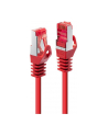 Lindy 47367 Kabel sieciowy (skrętka) RJ45 Cat.6 S/FTP, Czerwony - 7,5m - nr 10