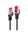 Lindy 47371 Kabel sieciowy (skrętka) RJ45 Cat.6 S/FTP, Czarny - 0,5m - nr 12