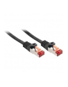 Lindy 47371 Kabel sieciowy (skrętka) RJ45 Cat.6 S/FTP, Czarny - 0,5m - nr 3