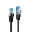 Lindy 47413 Kabel sieciowy (skrętka) RJ45 Cat.6a S/FTP TPE, Czarny - 1,5m - nr 13
