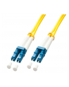 Lindy 47450 Kabel optyczny (światłowód) LC - LC OS2 jednomodowy, żółty - 1m - nr 1