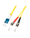 Lindy 47461 Kabel optyczny (światłowód) LC - ST OS2 jednomodowy, żółty - 2m - nr 14