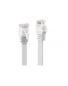 Lindy 47503 Kabel sieciowy (skrętka) RJ45 Cat.6 U/UTP, płaski, Biały - 3m - nr 10