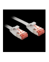 Lindy 47550 Kabel sieciowy (skrętka) RJ45 Cat.6 U/FTP, płaski, Szary - 0,3m - nr 8