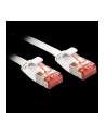 Lindy 47560 Kabel sieciowy (skrętka) RJ45 Cat.6 U/FTP, płaski, Biały - 0,3m - nr 8