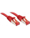 Lindy 47731 Kabel sieciowy (skrętka) Cat.6 S/FTP, czerwony - 0,5m - nr 13