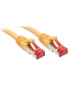 Lindy 47761 Kabel sieciowy (skrętka) Cat.6 S/FTP, żółty - 0,5m - nr 4