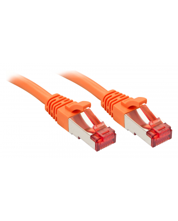 Lindy 47805 Kabel sieciowy (skrętka) Cat.6 S/FTP, pomarańczowy - 0,3m