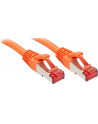 Lindy 47805 Kabel sieciowy (skrętka) Cat.6 S/FTP, pomarańczowy - 0,3m - nr 4