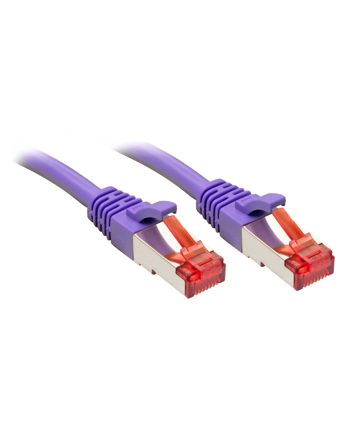 Lindy 47827 Kabel sieciowy (skrętka) Cat.6 S/FTP, fioletowy - 7,5m główny