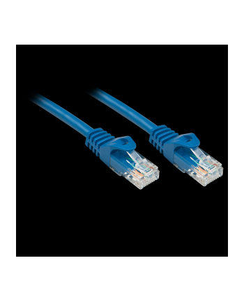 Lindy 48170 Kabel sieciowy (skrętka) RJ45 Cat.6 U/UTP, niebieski - 0,3m