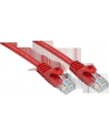Lindy 48181 Kabel sieciowy (skrętka) RJ45 Cat.6 U/UTP, czerwony - 0,5m - nr 10