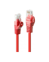 Lindy 48181 Kabel sieciowy (skrętka) RJ45 Cat.6 U/UTP, czerwony - 0,5m - nr 11