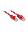 Lindy 48181 Kabel sieciowy (skrętka) RJ45 Cat.6 U/UTP, czerwony - 0,5m - nr 1