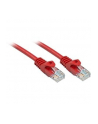 Lindy 48181 Kabel sieciowy (skrętka) RJ45 Cat.6 U/UTP, czerwony - 0,5m - nr 3