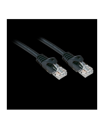 Lindy 48195 Kabel sieciowy (skrętka) RJ45 Cat.6 U/UTP, czarny - 5m