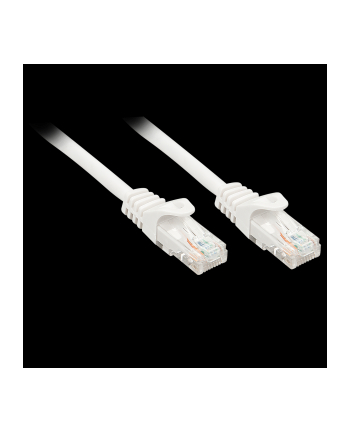 Lindy 48202 Kabel sieciowy (skrętka) RJ45 Cat.6 U/UTP, biały - 1m