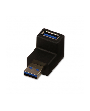 Lindy Kątowy adapter przejściówka dolny USB 3.0 A wtyk - A gniazdo (71260)